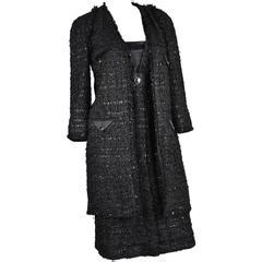 chanel 2007a lesage black fantasy coat